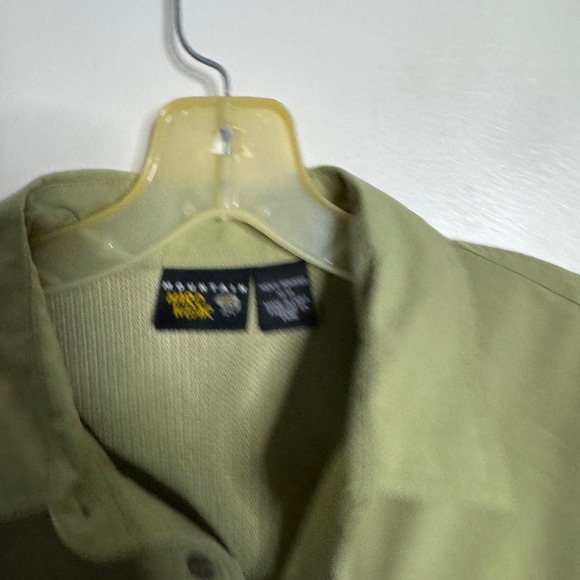 Mountain Hardwear Long Sleeve Quick Dry Outdoor Shirt Men's Size Large Green - Picture 3 of 7